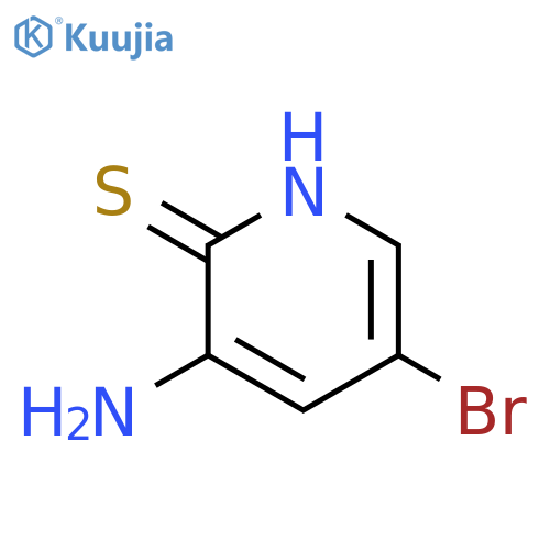 3-amino-5-bromo-1,2-dihydropyridine-2-thione structure