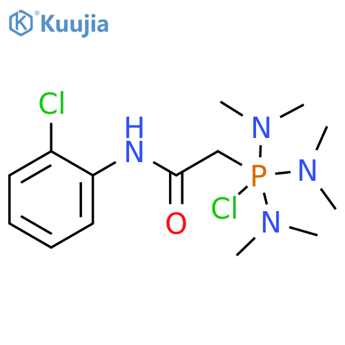 Acetamide,N-(2-chlorophenyl)-2-[chlorotris(dimethylamino)phosphoranyl]- structure