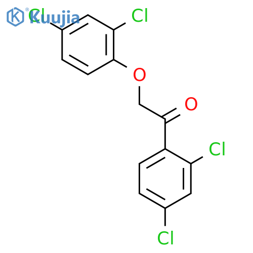 ETHANONE, 2-(2,4-DICHLOROPHENOXY)-1-(2,4-DICHLOROPHENYL)- structure