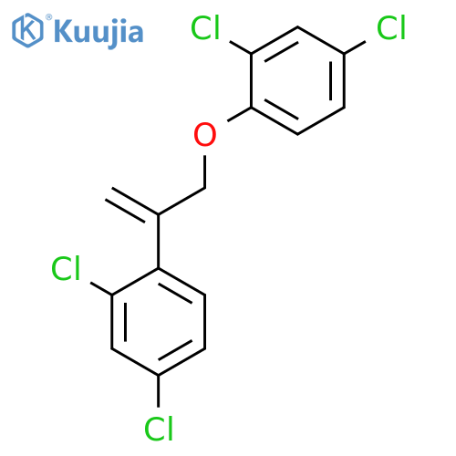 BENZENE, 2,4-DICHLORO-1-[1-[(2,4-DICHLOROPHENOXY)METHYL]ETHENYL]- structure