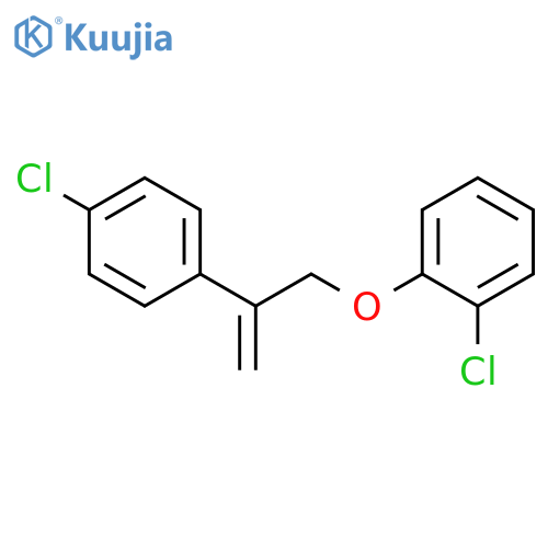 Benzene, 1-chloro-2-[[2-(4-chlorophenyl)-2-propenyl]oxy]- structure