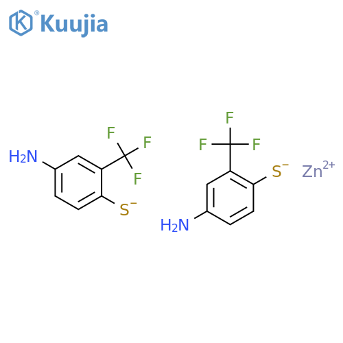 Benzenethiol,4-amino-2-(trifluoromethyl)-, zinc salt (2:1) structure