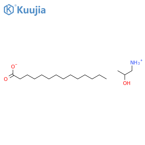 (2-Hydroxypropyl)ammonium myristate structure