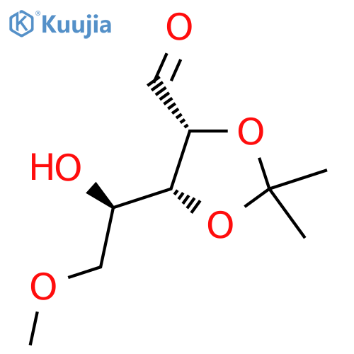 (4R,5R)-5-[(1R)-1-Hydroxy-2-methoxyethyl]-2,2-dimethyl-1,3-dioxolane-4-carbaldehyde structure