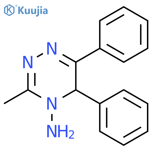 1,2,4-Triazin-4(5H)-amine, 3-methyl-5,6-diphenyl- structure