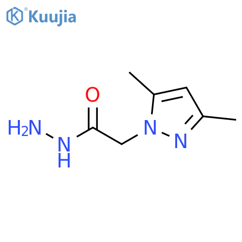 2-(3,5-dimethyl-1H-pyrazol-1-yl)acetohydrazide structure