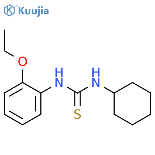 1-cyclohexyl-3-(2-ethoxyphenyl)thiourea structure