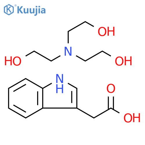 1H-Indole-3-acetic acid, compd. with 2,2',2''-nitrilotris[ethanol] (1:1) (9CI) structure