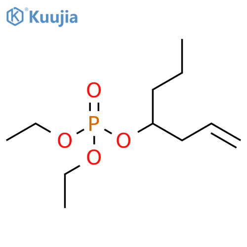 Phosphoric acid, diethyl 1-propyl-3-butenyl ester structure