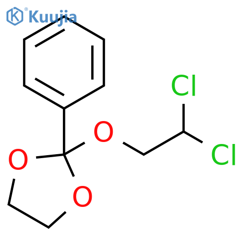 1,3-Dioxolane, 2-(2,2-dichloroethoxy)-2-phenyl- structure
