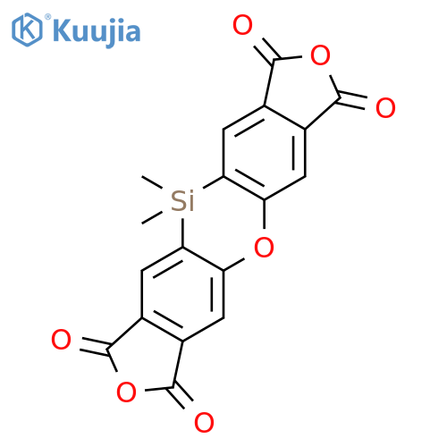 1H-Difuro[3,4-b:3',4'-i]phenoxasilin-1,3,7,9(11H)-tetrone, 11,11-dimethyl- structure