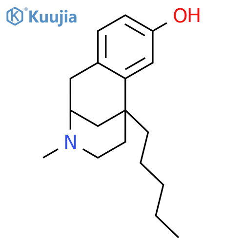 2,6-Methano-3-benzazocin-8-ol,1,2,3,4,5,6-hexahydro-3-methyl-6-pentyl- structure
