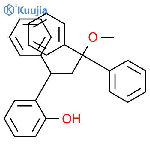 PHENOL, 2-(3-METHOXY-1,3,3-TRIPHENYLPROPYL)- structure
