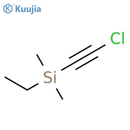 SILANE, (CHLOROETHYNYL)ETHYLDIMETHYL- structure