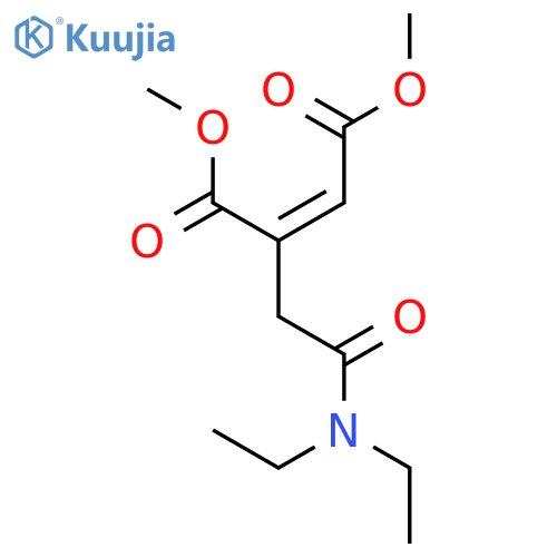 2-BUTENEDIOIC ACID, 2-[2-(DIETHYLAMINO)-2-OXOETHYL]-, DIMETHYL ESTER, (Z)- structure