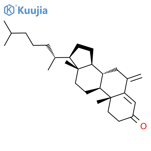 Cholest-4-en-3-one, 6-methylene- structure