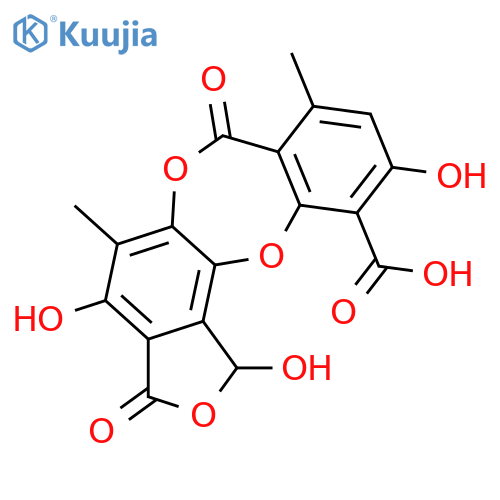 Stictic acid; 1''-Carboxylic acid, O-de-Me structure