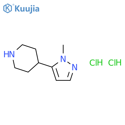 4-(2-methylpyrazol-3-yl)piperidine structure