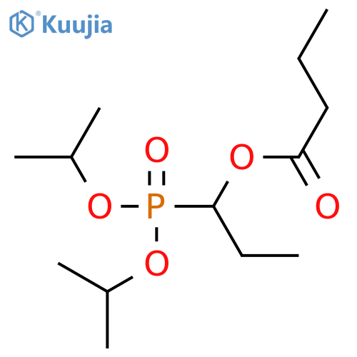 BUTANOIC ACID, 1-[BIS(1-METHYLETHOXY)PHOSPHINYL]PROPYL ESTER structure