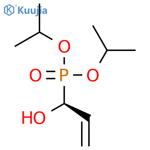 PHOSPHONIC ACID, [(1S)-1-HYDROXY-2-PROPENYL]-, BIS(1-METHYLETHYL) ESTER structure
