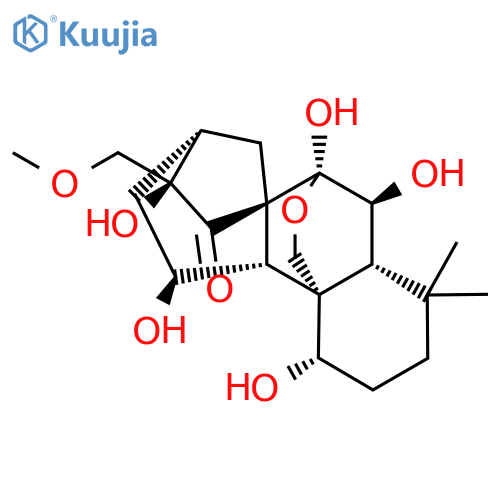 Kauran-15-one, 7,20-epoxy-1,6,7,11,16,17-hexahydroxy-, (1α,6β,7α,11β)- (9CI) structure