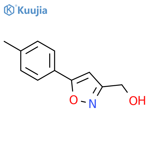 [5-(4-methylphenyl)-1,2-oxazol-3-yl]methanol structure