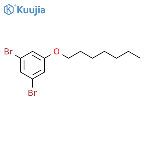 BENZENE, 1,3-DIBROMO-5-(HEPTYLOXY)- structure