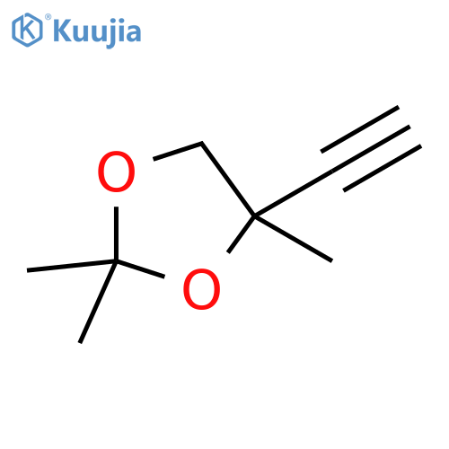 1,3-Dioxolane, 4-ethynyl-2,2,4-trimethyl- (9CI) structure