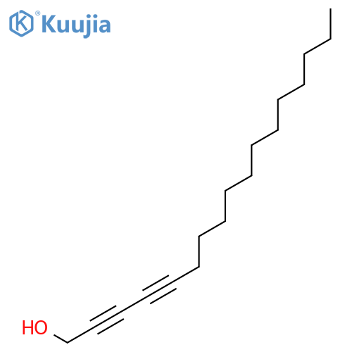 2,4-Heptadecadiyn-1-ol structure