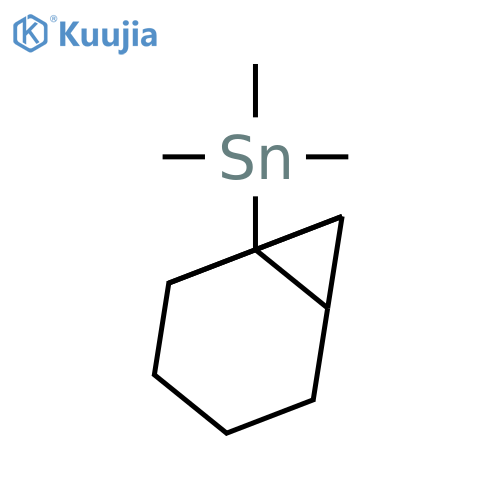 STANNANE, TRIMETHYLTRICYCLO[4.1.0.02,7]HEPT-1-YL- structure
