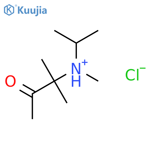 2-Butanone,3-methyl-3-[methyl(1-methylethyl)amino]-, hydrochloride (1:1) structure