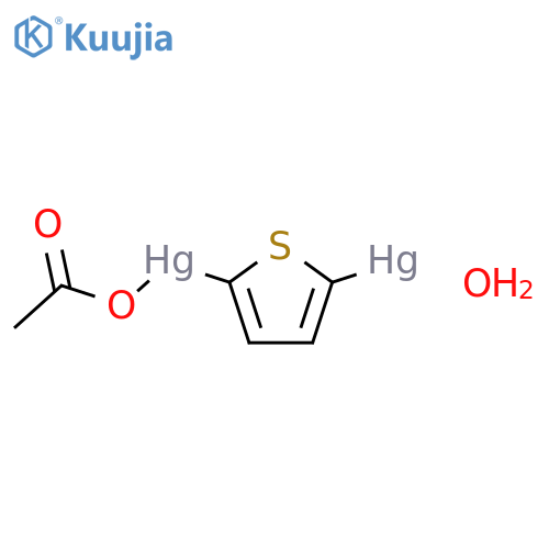 Mercury,(acetato-O)hydroxy-m-2,5-thiophenediyldi- (9CI) structure