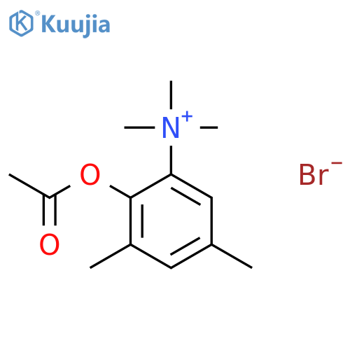 Benzenaminium,2-(acetyloxy)-N,N,N,3,5-pentamethyl-, bromide (1:1) structure