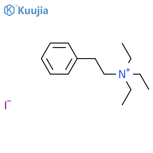 Benzeneethanaminium,N,N,N-triethyl-, iodide (1:1) structure