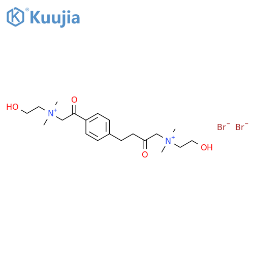 Benzeneethanaminium,N-(2-hydroxyethyl)-4-[4-[(2-hydroxyethyl)dimethylammonio]-4-oxobutyl]-N,N-dimethyl-a-oxo-, bromide (1:2) structure