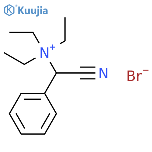 Benzenemethanaminium, a-cyano-N,N,N-triethyl-, bromide(1:1) structure