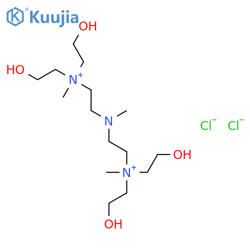 Ethanaminium,2,2'-(methylimino)bis[N,N-bis(2-hydroxyethyl)-N-methyl-, dichloride (9CI) structure