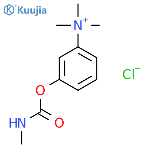 Benzenaminium,N,N,N-trimethyl-3-[[(methylamino)carbonyl]oxy]-, chloride (1:1) structure