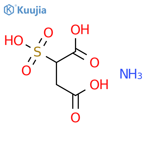 Butanedioic acid,2-sulfo-, ammonium salt (1:1) structure