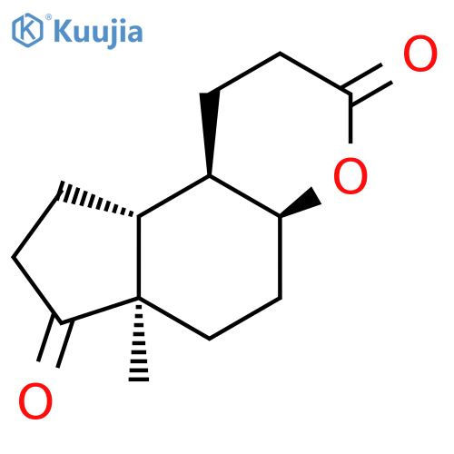 (4aS,6aR,9aR,9bR)-Decahydro-6a-methylcyclopentaf1benzopyran-3,7-dione structure