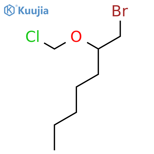 Heptane, 1-bromo-2-(chloromethoxy)- structure