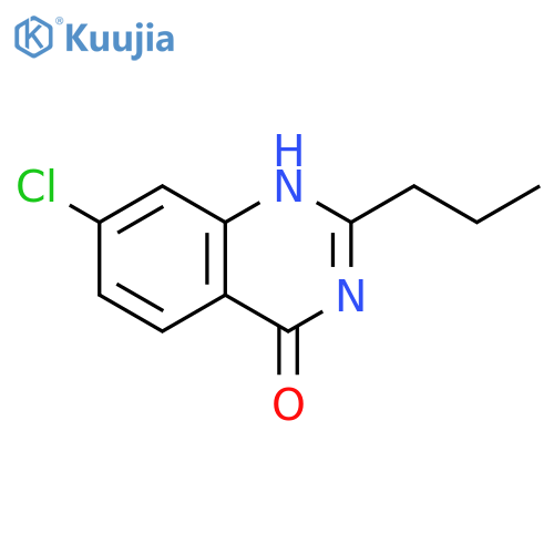 4(1H)-QUINAZOLINONE, 7-CHLORO-2-PROPYL- structure