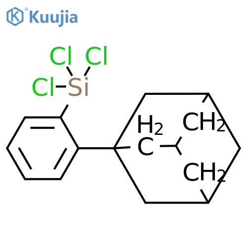 SILANE, TRICHLORO(TRICYCLO[3.3.1.13,7]DEC-1-YLPHENYL)- structure
