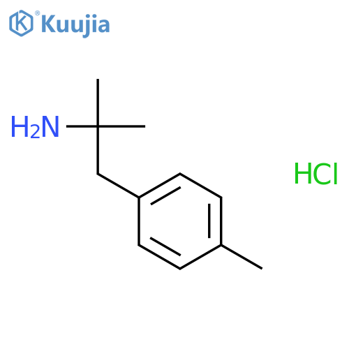 2-methyl-1-(4-methylphenyl)propan-2-amine hydrochloride structure