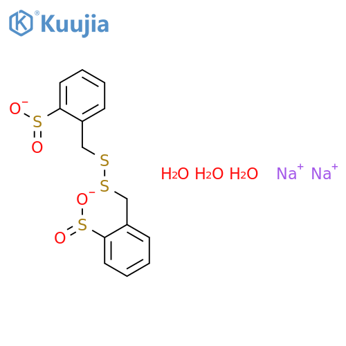 Benzenesulfinic acid,2,2'-[dithiobis(methylene)]bis-, disodium salt (9CI) structure