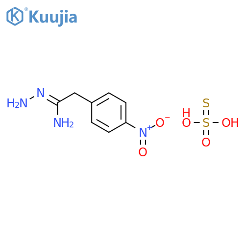 sulfurothioic O,O-acid - (1Z)-2-(4-nitrophenyl)ethanehydrazonamide (1:1) structure
