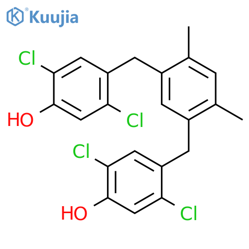 Phenol,[(4,6-dimethyl-1,3-phenylene)bis(methylene)]bis[2,5-dichloro- (9CI) structure