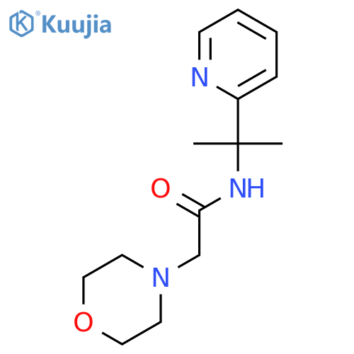 2-(Morpholin-4-yl)-N-[2-(pyridin-2-yl)propan-2-yl]acetamide structure