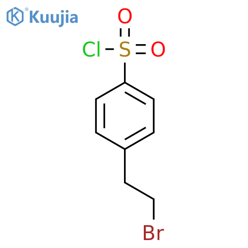 Benzenesulfonyl chloride, 4-(2-bromoethyl)- structure