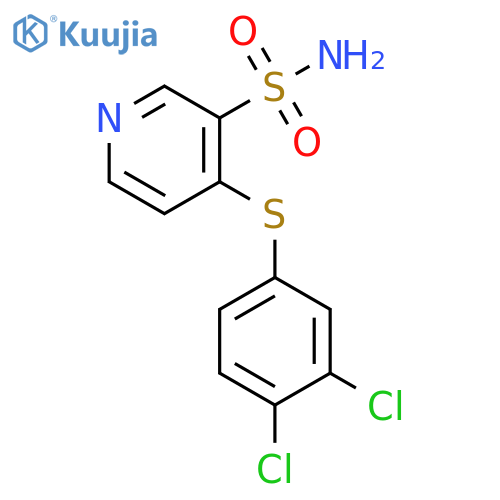 3-Pyridinesulfonamide, 4-[(3,4-dichlorophenyl)thio]- structure
